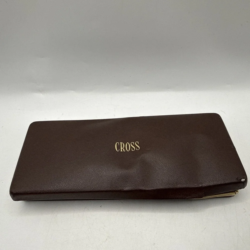 Cross Vintage 10K Gold Filled Pen & Pencil‎ Set w/original Case & Paperwork